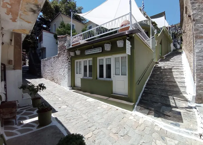 Kalderimi 'olive Green' Traditional House Apartment Promirion